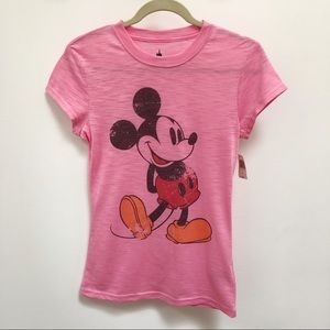 Bright pink Mickey Mouse T-shirt- NWT